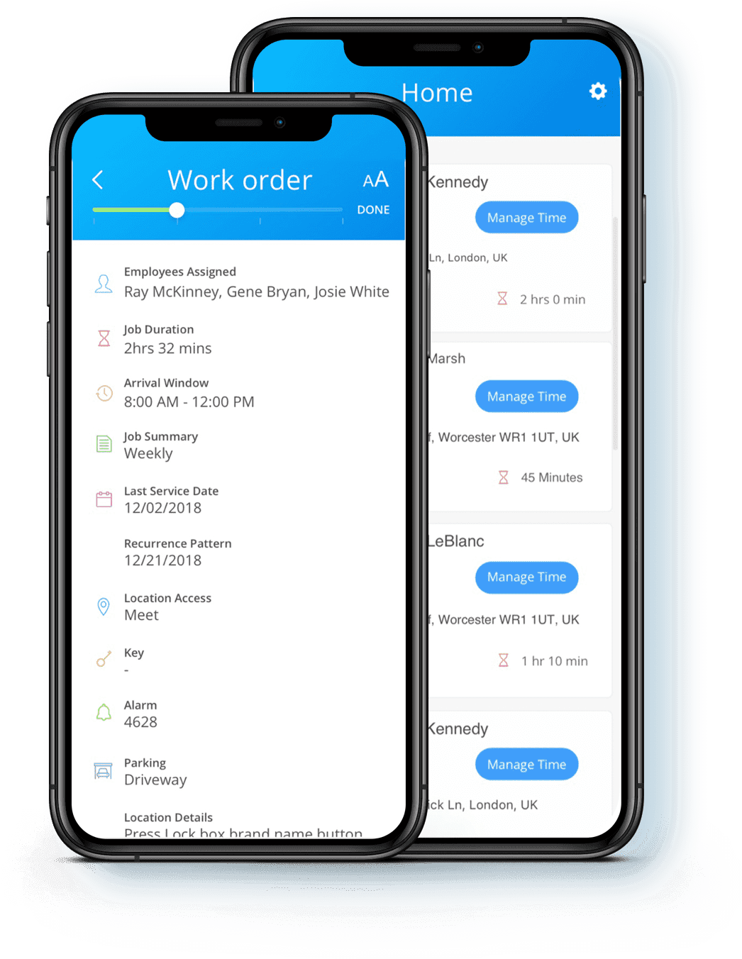 SaleForce back based end to end Work force management apps Apps