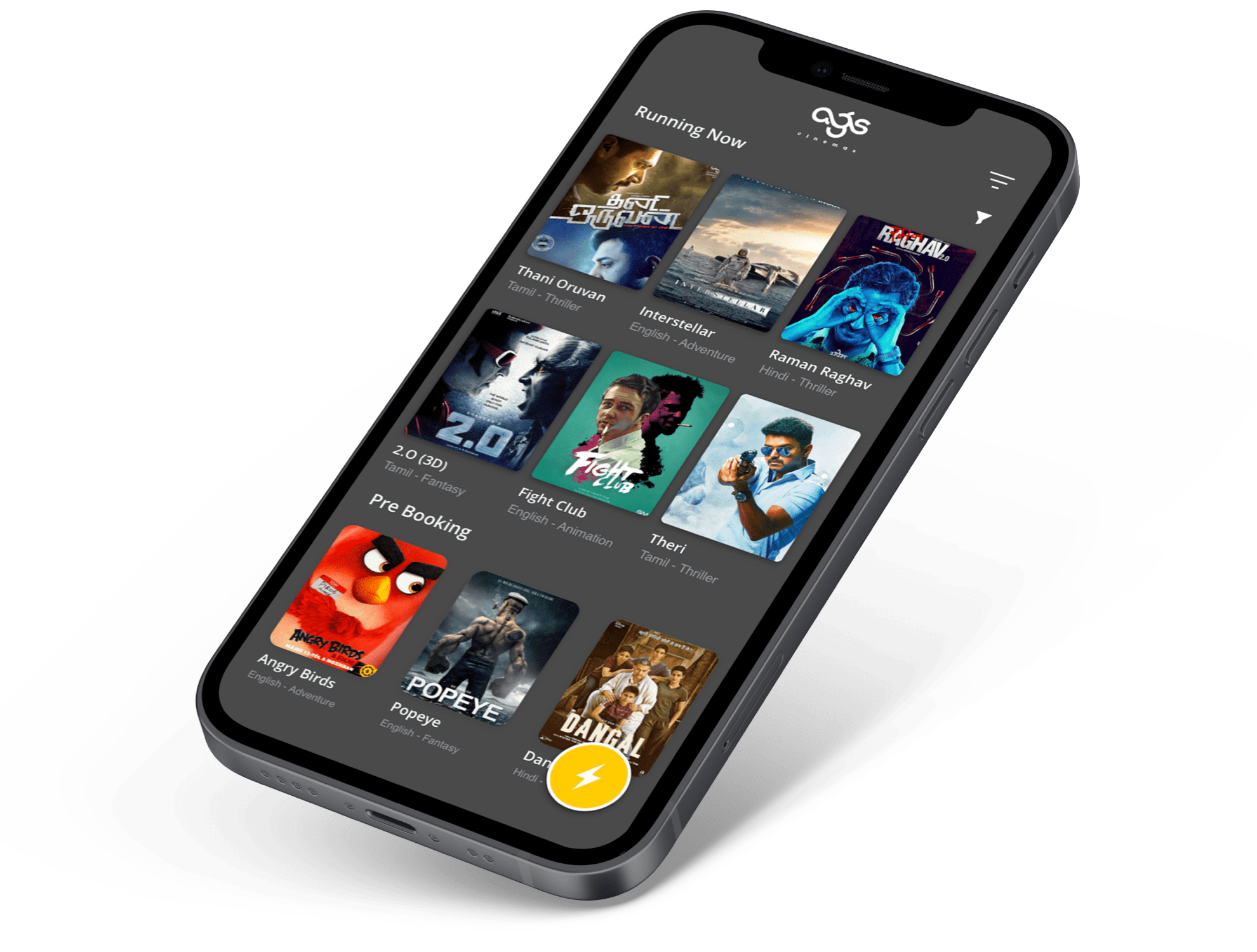 World class end to end cinema ticketing platform. Apps