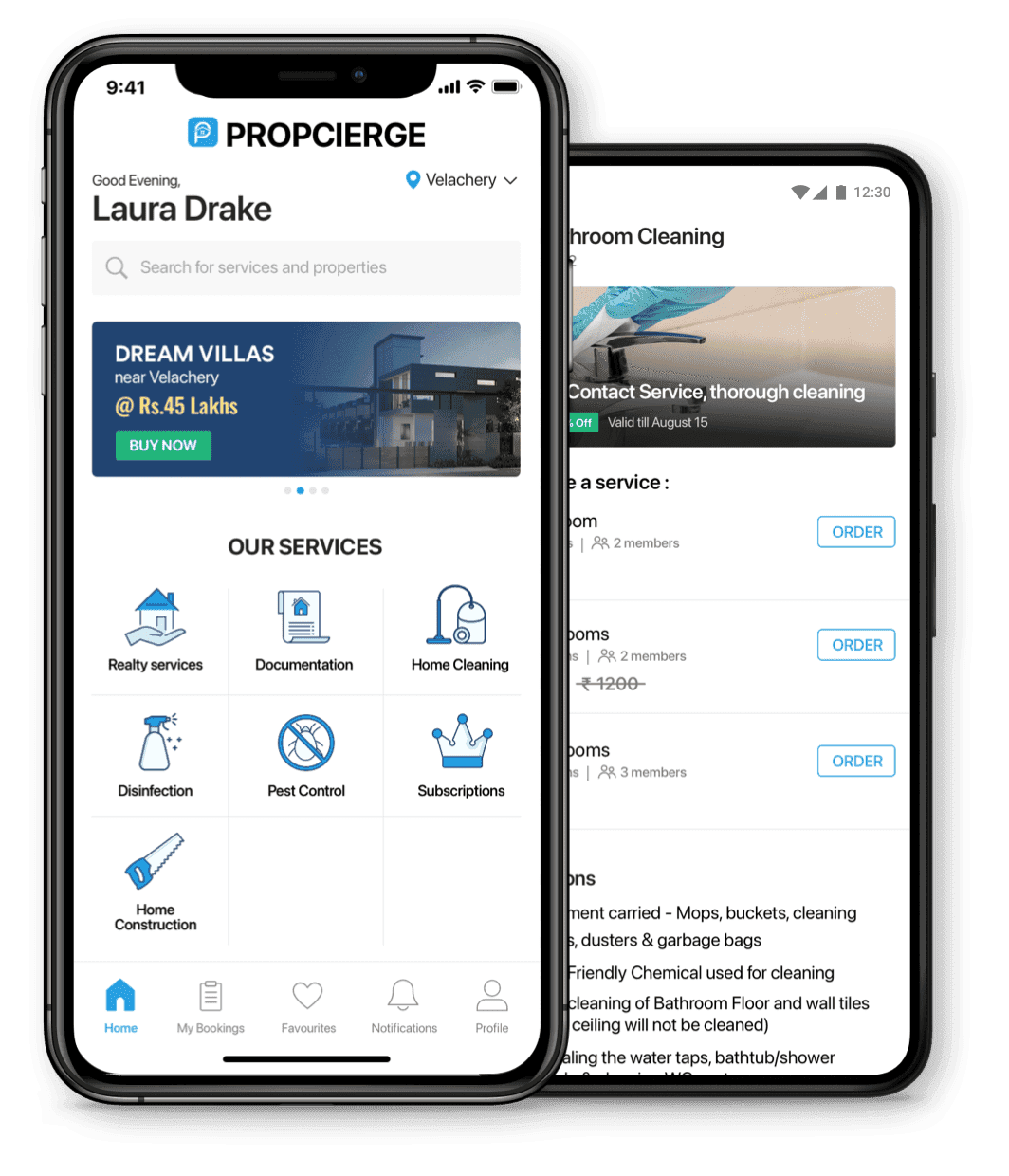 End to end Digital Platform for real estate and home services. Apps