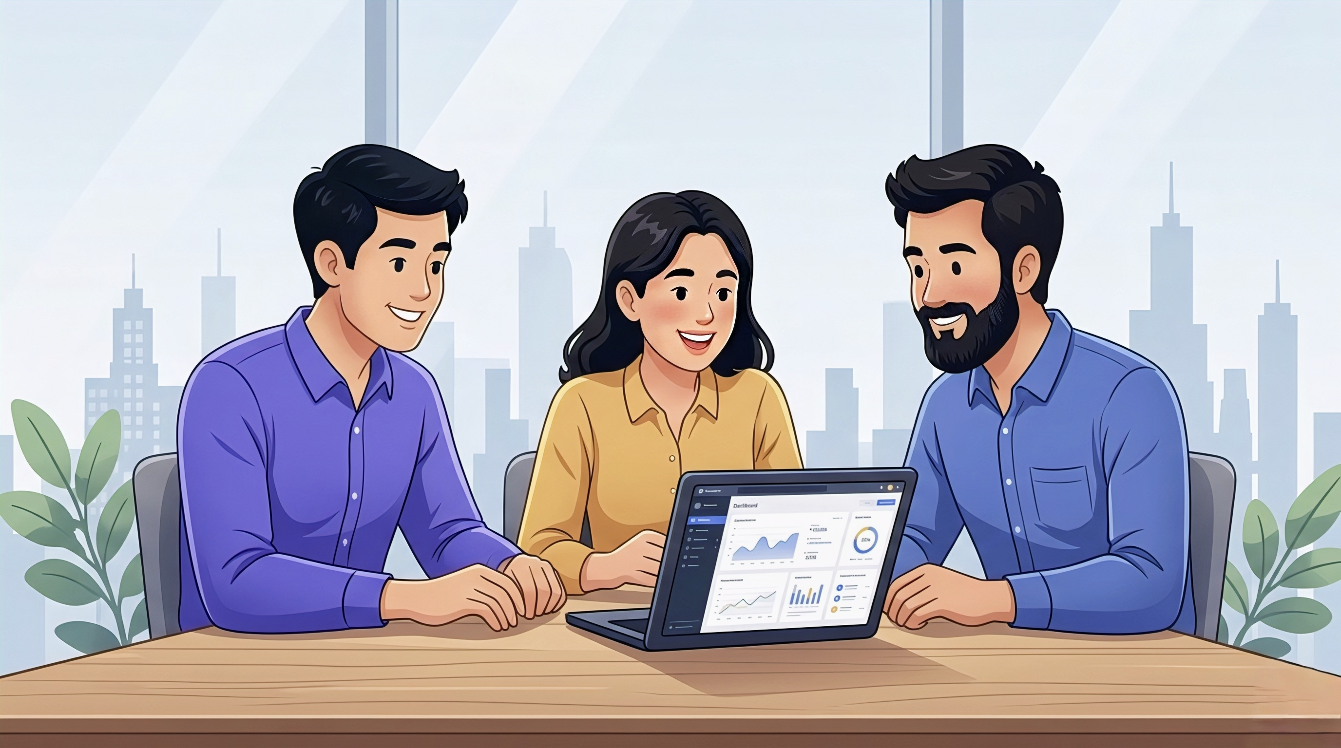 CTO Daimler Testimonial Illustration